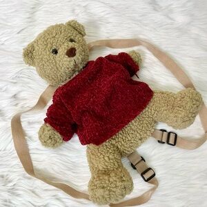 Vintage y2k teddy bear backpack